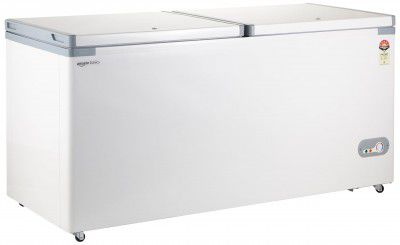 Amazon Basics Double Door Deep Freezer | 5 Star Rated | Stabilizer-Free, 526 L, White