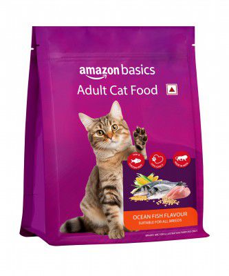 Amazon Basics Dry Cat Food | 1 Kg Trial Pack