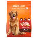 Amazon Basics Dry Dog Food | 5 Kg | Chicken & Rice | with Real Chicken Meat | Kibble for Adult Dogs | Packed with Protein | Suitable for All Breeds...