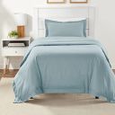 amazon basics Microfiber Duvet Cover with Pillow Cover Set (Twin/Twin XL, Spa Blue, 167.6 cm X 228.6 cm, 50.8 cm X 66 cm, Single Size )...
