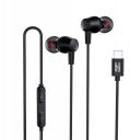 amazon basics EP1 in-Ear Type C Wired Earphones with Mic, Tangle Free 1.18 Metre Cable, Metallic Design, 10mm Drivers, in Line Mic & Volume Controller (Black)...