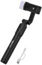 amazon basics Extendable Bluetooth-Enabled Selfie Stick/Tripod Wireless Remote, White Light, 2 Colour Modes...