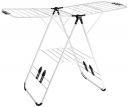 amazon basics - Foldable Clothes Alloy Steel Drying Stand - Black, 107 Centimeters...