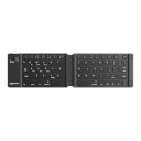 amazon basics Foldable QWERTY Keyboard for iOS, Android & Windows Tablets & Phones | Pocket Sized | 140 mAh, Rechargeable | Bluetooth, One-Touch Connect Button (Black)...