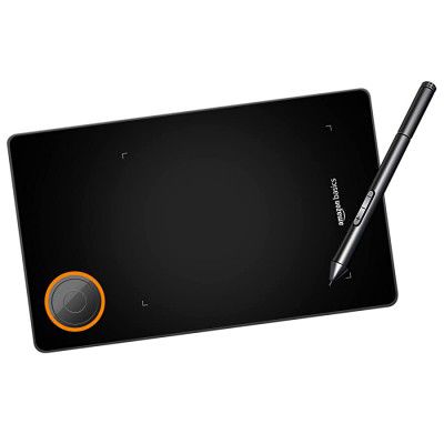 Amazon Basics Graphic Professional 5.1 X 3.5 inches Drawing Tablet, Black