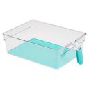 amazon basics Handled Fridge Storage Bins, (X-Large) - 2-Pack...
