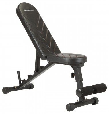 Amazon Basics Heavy Duty 3 in 1 Adjustable Incline Multipurpose Gym Bench with Premium Upholstered Seats