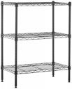 Amazon Basics Height Adjustable 3-Shelves Heavy Duty Rack...
