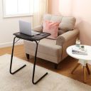 Amazon Basics Height Adjustable Laptop Table | Adjustable Table Angle | Alloy Steel | Foldable | Black...