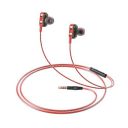 amazon basics in-Ear Wired Earphones (Black and Red)...