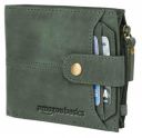 amazon basics Leather Wallet | 7 Card Slots | 1 Zipper Compartment | for Men (Olive Green)...