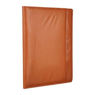 Amazon Basics Leatherette Document Files with Handles | A4, Tan