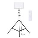Amazon Basics LED Soft Light Panel | Studio Photography and Video Recording | 3000K - 6500K | Remote Control | 7ft Tripod Stand...
