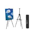 Amazon Basics Lightweight Tripod Easel with Adjustable Height | Extendable Height (45.5-143 cm) | for Professional Artists | for Metal Display, Painting, Display and Advertisement Purposes...