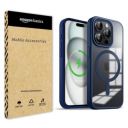 amazon basics Mag-Safe Case Compatible for iPhone 15 Pro Cover | for iPhone 15 Pro (Blue, for iPhone 15 Pro)...
