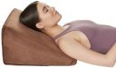 Amazon Basics Memory Foam Wedge Pillow for Neck & Back Pain Relief, Brown, 25 X 44 X 45...