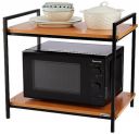 amazon basics Metal Multi-Purpose Rack for Microwave, Oven, OTG | Kitchen Organizer (Brown)...