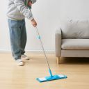 Amazon Basics Microfiber Flat Mop Wet & Dry Cleaning | Blue...