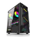 Amazon Basics – Mid-Tower Computer Case/Gaming Cabinet | Black | Supports ATX m-ATX ITX ...