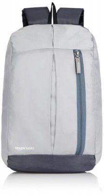 amazon basics - Mini Backpack for Outdoor Use (12 l) (Metallic Grey)