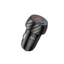 Amazon Basics Mini Car Charger with Dual Output, Fast Charging (Type C 20W + Type A 3.0A) Compatible with All Smartphones...