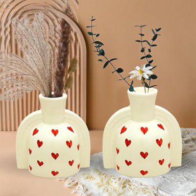 Amazon Basics Modern Art Ceramic Flower Vases