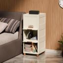 Amazon Basics Multi-Purpose Organizer | Modular Storage Box (Off White), 3 Piece, 33LX38WX27H cm...
