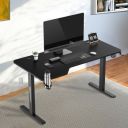 amazon basics Multipurpose Electric Wood Table Desk (Black)...