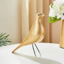 Amazon Basics Newfangled Dotted Bird Figurine (Golden)...