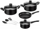 Amazon Basics - Non-Stick Cookware Set Without Induction Base...