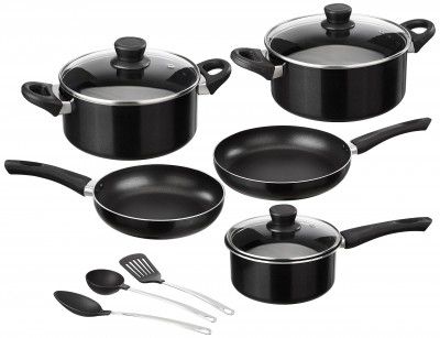Amazon Basics - Non-Stick Cookware Set Without Induction Base