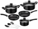 Amazon Basics - Non-Stick Cookware Set Without Induction Base...
