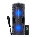 Amazon Basics Party Speaker with Karaoke Mic...