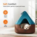 Amazon Basics Pet Bed Cave | Diameter 45 cm, Height 45 cm...