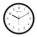 amazon basics Plastic 12-Inch Wall Clock | Analog Operation | Durable Polypropylene Construction...