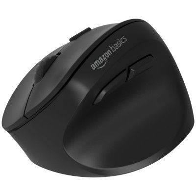 amazon basics Pro Series 2.4G Wireless Ergonomic Mouse for PC, Mac, Laptop 