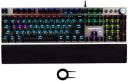 amazon basics Pro Series Mechanical Keyboard with Drive Customization | Durable Keycaps (Black)...