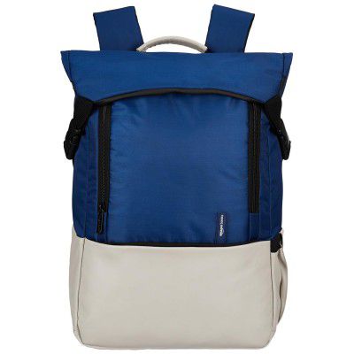 amazon basics Professional Laptop Backpack for Office (Beige and Blue)