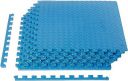 amazon basics , Puzzle Exercise Mat With Eva Foam Interlocking Tiles - Blue, 2.5 Centimeters...