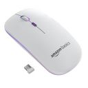 amazon basics Rechargeable Wireless Mouse with RGB LED Backlit 1600 DPI Ergonomic Mouse for Laptop, PC...