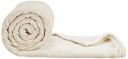 amazon basics Reversible Sherpa Flannel Blanket | Double Bed | 440 GSM | Superior Softness (Cream)...