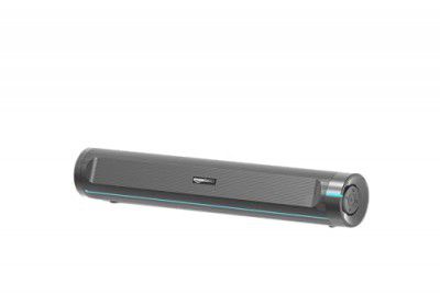 amazon basics SB20R 20W Bluetooth Soundbar with 3600 mAh Battery | 2X Bass | Up to 10 hrs of Playback (Black)