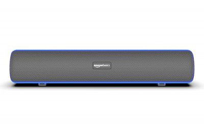 amazon basics SB25L 25W Bluetooth Soundbar with 4000 mAh Battery | 2X Bass | Up to 7 hrs of Playback