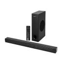 amazon basics Soundbar with Wired Subwoofer, 90W RMS, 2.1 Channel...