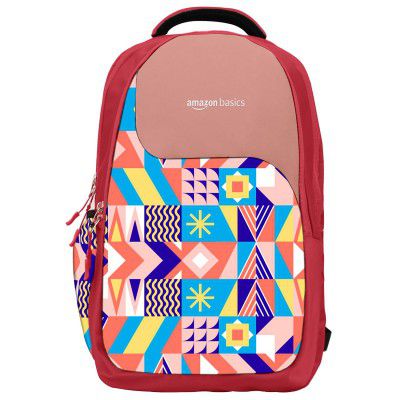 amazon basics Stylish Unicorn Backpack | Lightweight, Durable Polyester | Comfortable Carry with Organized Storage | Perfect for School,
