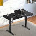 amazon basics Surface Lite Multipurpose Alloy Steel Electric Desk | Adjustable Height | Ergonomic & Spacious | Sit & Standing Desk | Digital Display (Black)...
