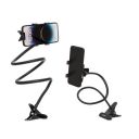 Amazon Basics Tabletop Stand for Mobile, Tablet and E-Reader, Clip Mount, Multi-Angle, Foldable, Lazy Bracket, Universal Compatibility...