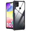 Amazon Basics TPU Shockproof Drop Protection Camera Protection Back Cover Case for Redmi 10A - (Sides Black/Back Transparent)...