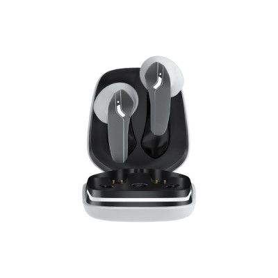 amazon basics True Wireless in-Ear Earbuds with Mic, Quad Mics ENC (Grey)