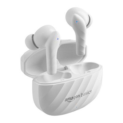 amazon basics TWS in-Ear Earbuds (AB-T10) with Fast Charging up to 50 Hours of Playtime